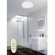 Top Light - LED Stmívatelné koupelnové stropní svítidlo TWISTER LED/51W/230V IP44 + dálkové ovládání