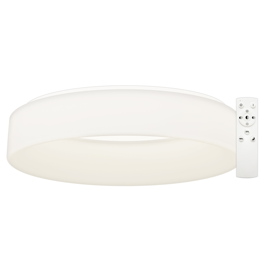 Top Light - LED Stmívatelné stropní svítidlo HALO LED/60W/230V 3000-6500K pr. 60 cm bílá + dálkové ovládání