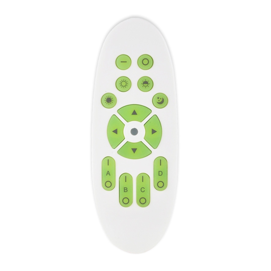 Top Light - LED Stmívatelné stropní svítidlo NORMAN LED/51W/230V pr. 39 cm černá + dálkové ovládání