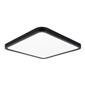 Top Light - LED Stmívatelné stropní svítidlo REVIT LED/36W/230V 3000-6500K 40x40 cm černá + dálkové ovládání