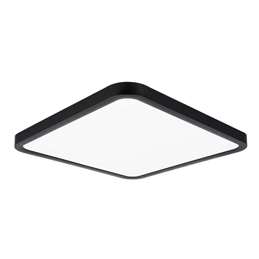 Top Light - LED Stmívatelné stropní svítidlo REVIT LED/36W/230V 3000-6500K 40x40 cm černá + dálkové ovládání