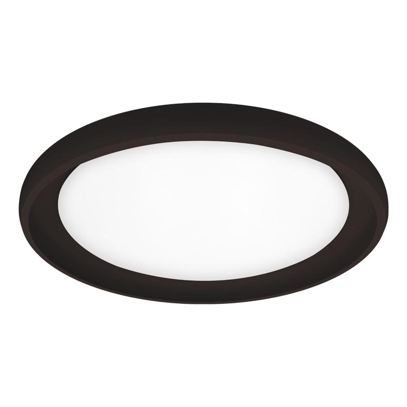 Top Light - LED Stmívatelné stropní svítidlo SALERNO LED/60W/230V 3000-6500K pr. 60 cm černá + dálkové ovládání