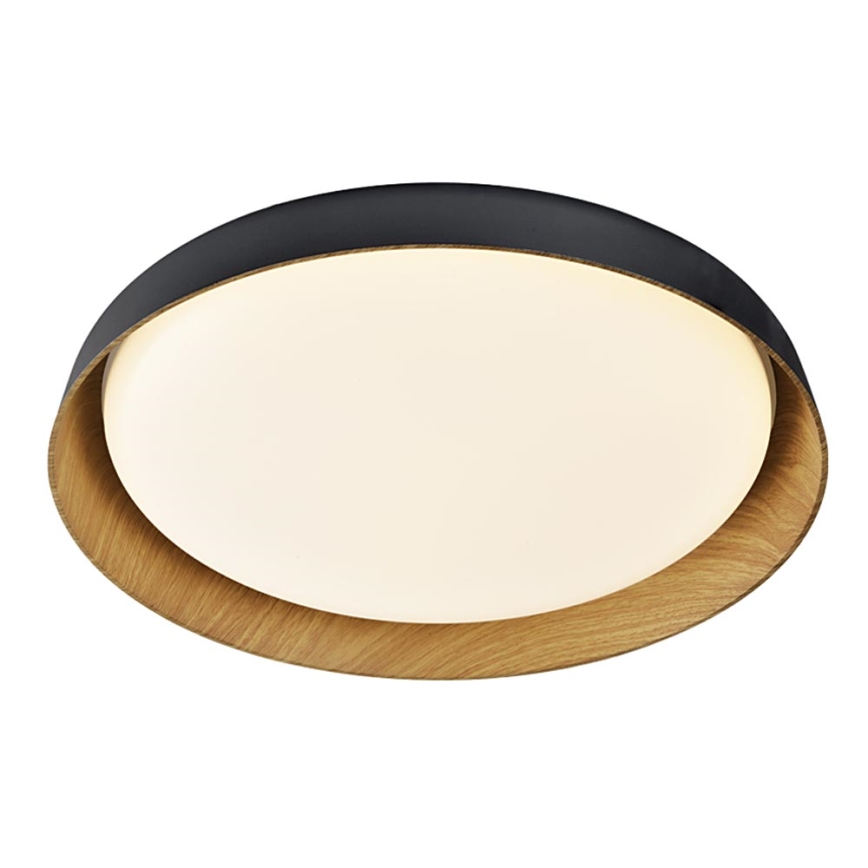 Top Light - LED Stmívatelné stropní svítidlo SATELLITE LED/36W/230V 3000-6500K pr. 43 cm černá/hnědá + dálkové ovládání