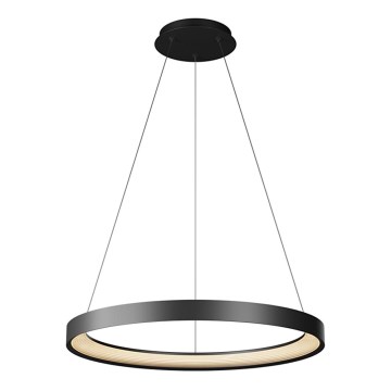Top Light - LED Stmívatelný lustr na lanku ORBIT LED/40W/230V 3000-6500K pr. 50 cm černá + dálkové ovládání