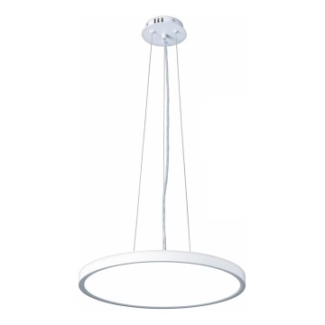 Top Light - LED Stmívatelný lustr na lanku REVIT LED/36W/230V 3000-6500K pr. 40 cm bílá + dálkové ovládání