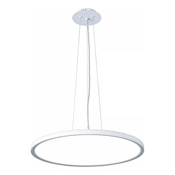 Top Light - LED Stmívatelný lustr na lanku REVIT LED/50W/230V 3000-6500K pr. 60 cm bílá + dálkové ovládání