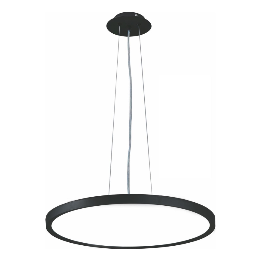 Top Light - LED Stmívatelný lustr na lanku REVIT LED/50W/230V 3000-6500K pr. 60 cm černá + dálkové ovládání