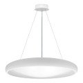 Top Light - LED Stmívatelný lustr na lanku SALERNO LED/60W/230V 3000-6500K pr. 60 cm bílá + dálkové ovládání