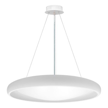 Top Light - LED Stmívatelný lustr na lanku SALERNO LED/60W/230V 3000-6500K pr. 60 cm bílá + dálkové ovládání