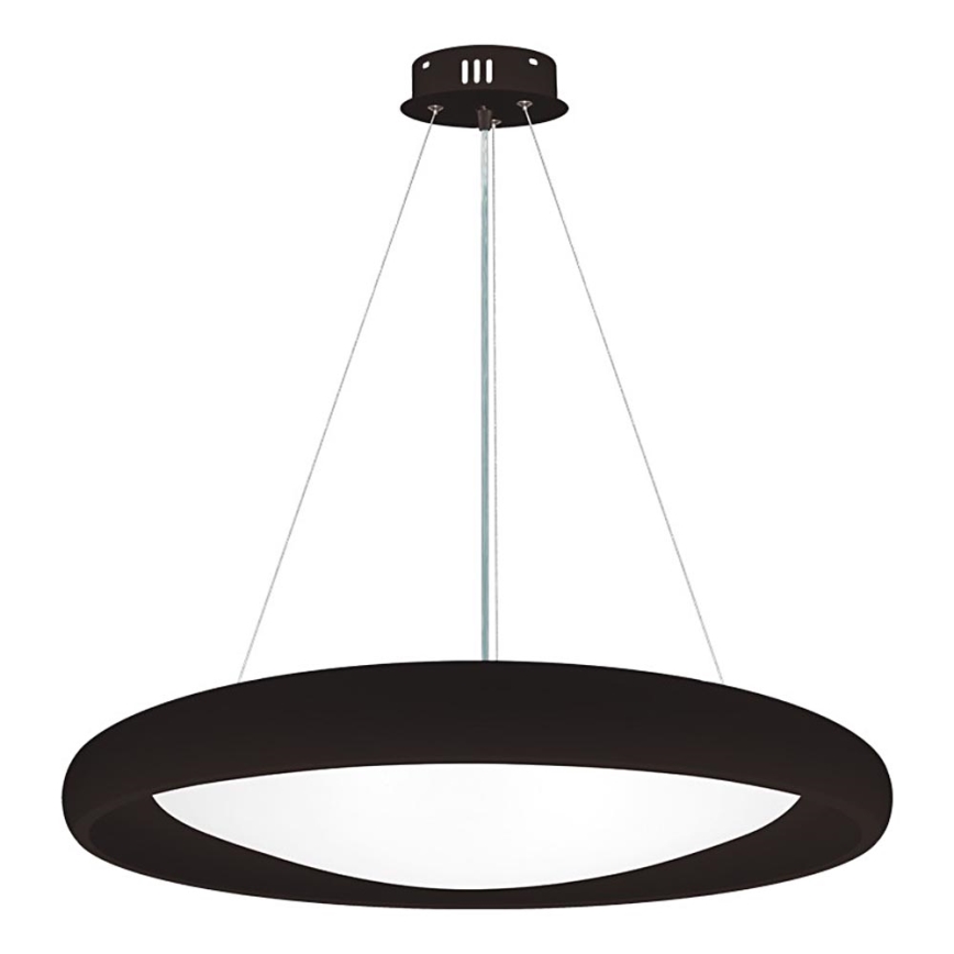 Top Light - LED Stmívatelný lustr na lanku SALERNO LED/60W/230V 3000-6500K pr. 60 cm černá + dálkové ovládání