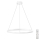 Top Light - LED Stmívatelný lustr na lanku SATURN LED/30W/230V 3000-6500K bílá + dálkové ovládání