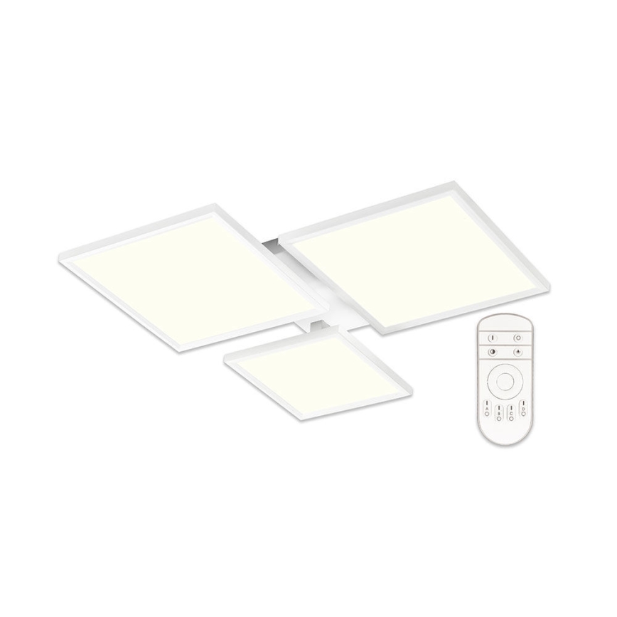 Top Light - LED Stmívatelný přisazený lustr MERKUR LED/50W/230V 3000-6500K bílá + dálkové ovládání