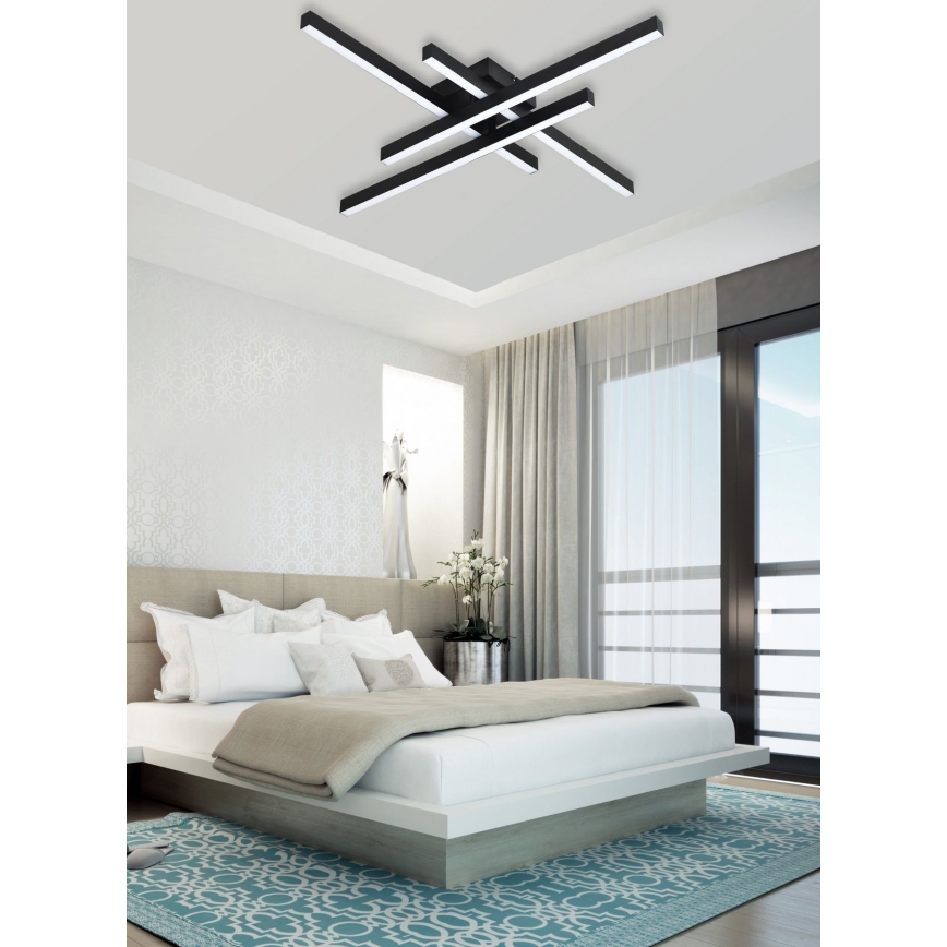 Top Light - LED Stmívatelný přisazený lustr CROSS LED/50W/230V 3000-6500K + dálkové ovládání