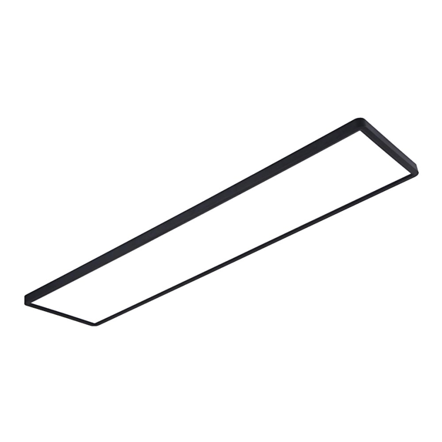 Top Light - LED Stmívatelný přisazený panel REVIT LED/70W/230V 3000-6500K 120x30 cm černá + dálkové ovládání