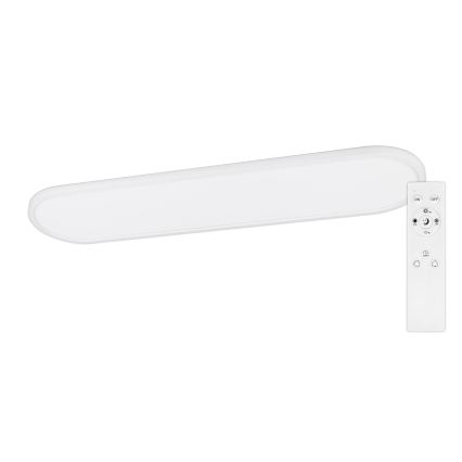 Top Light - LED Stmívatelné stropní přisazené závěsné svítidlo OVAL LED/36W/230V 3000-6500K bílá + dálkové ovládání