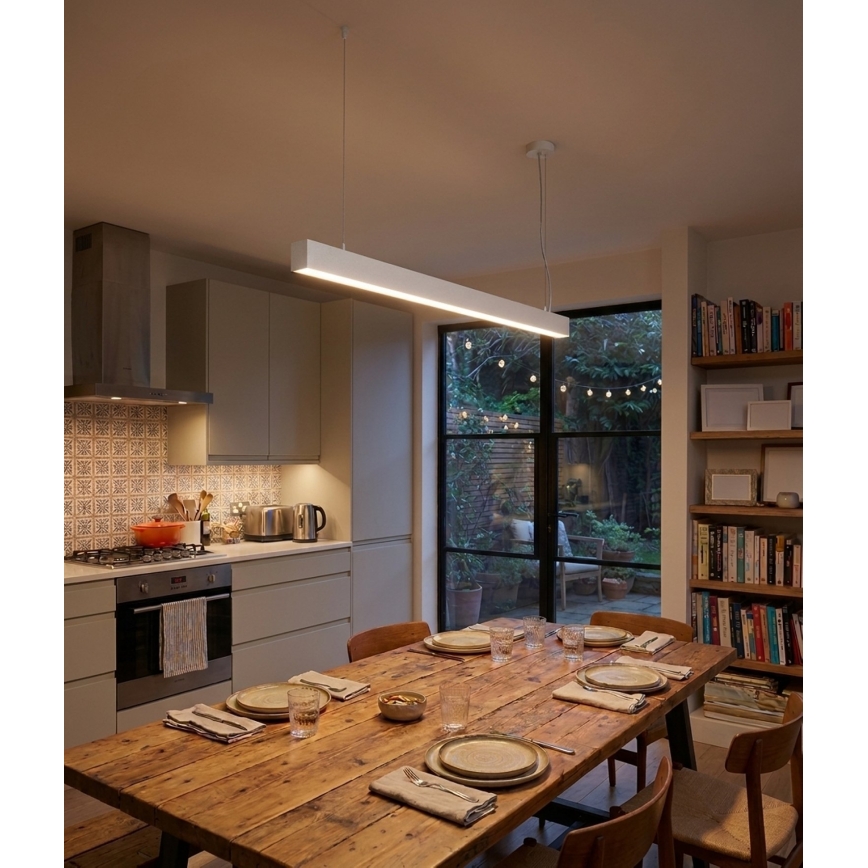 Top Light - LED Stropní přisazené závěsné svítidlo HORIZON LED/40W/230V 3000/4000/6500K bílá