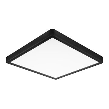Top Light - LED Stropní svítidlo REVIT LED/24W/230V 3000/4000/6500K 30x30 cm černá