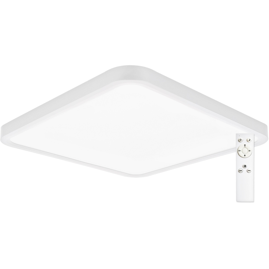 Top Light - LED Stmívatelné stropní svítidlo REVIT LED/36W/230V 3000-6500K 40x40 cm bílá + dálkové ovládání
