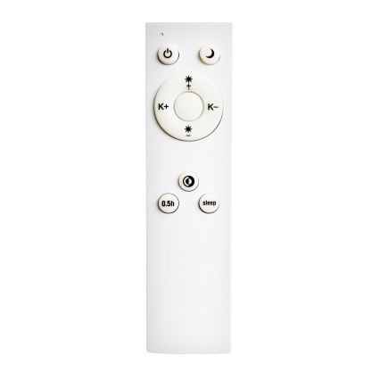Top Light - LED Stmívatelné stropní svítidlo REVIT LED/36W/230V 3000-6500K 40x40 cm černá + dálkové ovládání