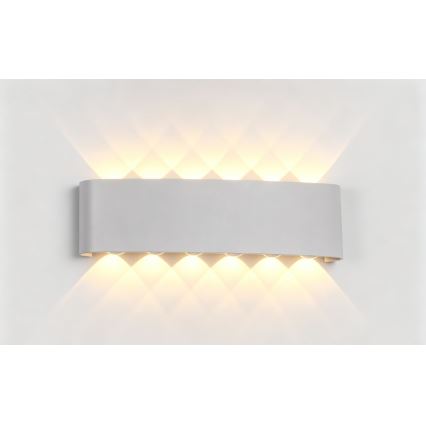 Top Light - LED Venkovní nástěnné svítidlo RAY LED/10W/230V 3000/4000/6500K IP54 bílá