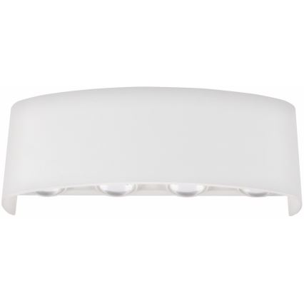 Top Light - LED Venkovní nástěnné svítidlo RAY B LED/8W/230V IP44 4000K bílá