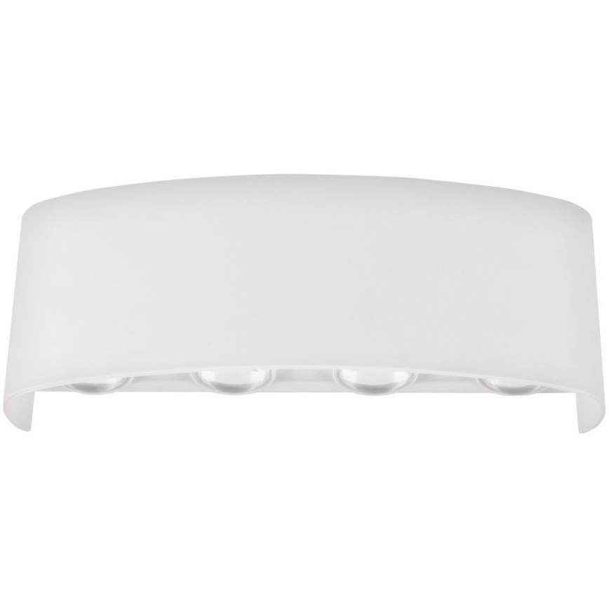 Top Light - LED Venkovní nástěnné svítidlo RAY B LED/8W/230V IP44 4000K bílá