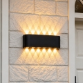Top Light - LED Venkovní nástěnné svítidlo RAY LED/10W/230V 3000/4000/6500K IP54 černá