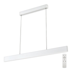 Top Light - Line 120 BZ RC - LED Stmívatelný lustr na lanku LINE LED/30W/230V bílá + dálkové ovládání