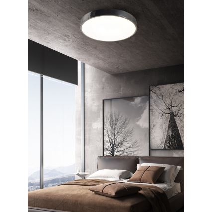 Top Light Metal 40CR RC - LED Stmívatelné stropní svítidlo METAL LED/51W/230V lesklý chrom + dálkové ovládání