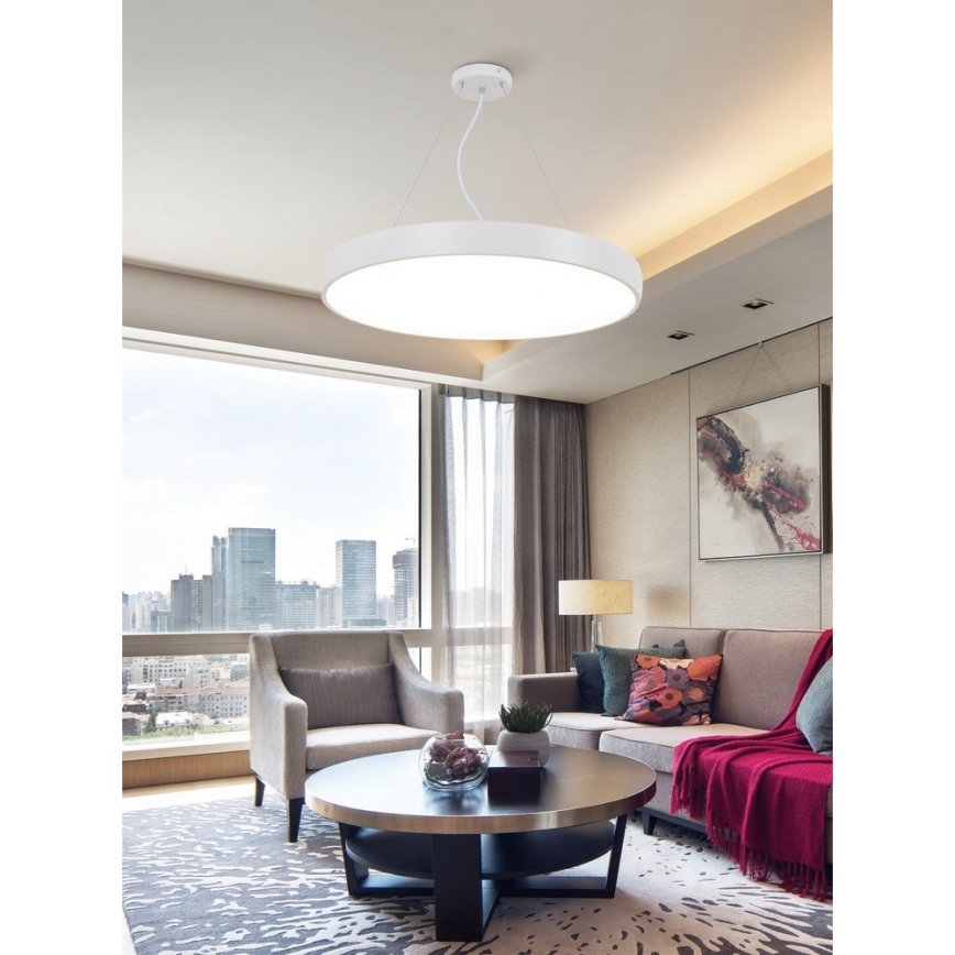 Top Light Metal 60BZ RC - LED Stmívatelný lustr na lanku METAL LED/60W/230V bílá