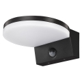 Top Light Novara C PIR - LED Venkovní nástěnné svítidlo se senzorem NOVARA LED/15W/230V IP65 černá