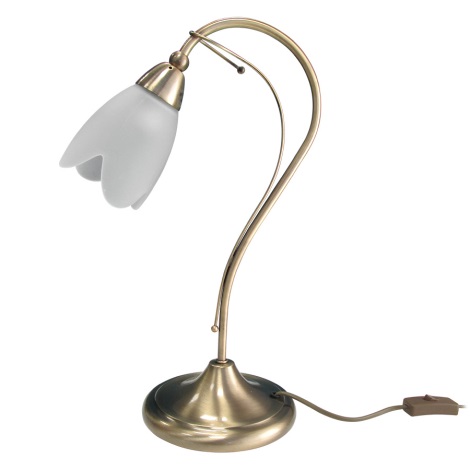 Top Light Petal L AB - Stolní lampa PETAL 1xE14/60W/230V