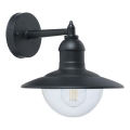 Top Light - Venkovní nástěnné svítidlo VERONA 1xE27/12W/230V IP44 černá