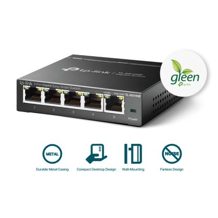 TP-Link - 5portový gigabitový Easy Smart switch