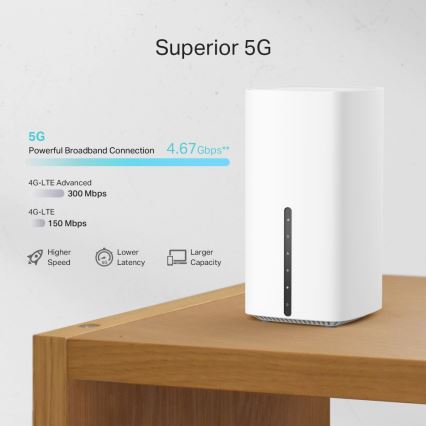 TP-Link - Bezdrátový dvoupásmový gigabitový 5G router Archer NX200 Wi-Fi