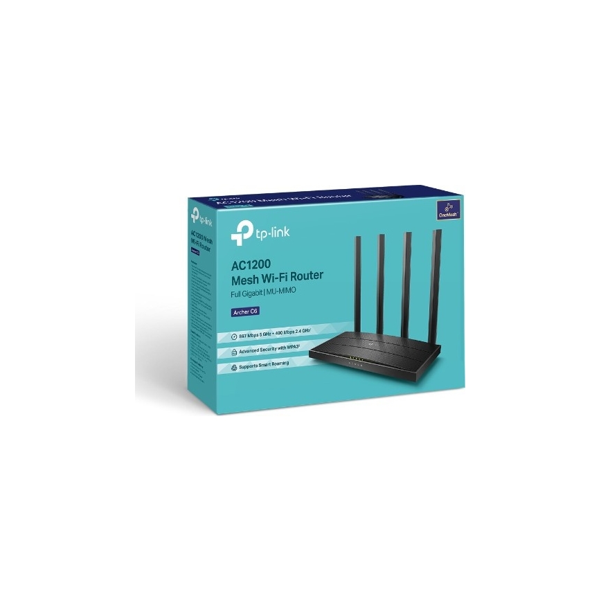 TP-Link - Bezdrátový gigabitový MU-MIMO router Archer C6 V3.2 Wi-Fi