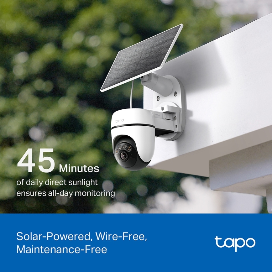 TP-Link - Chytrá solární kamera 5V IP65 Wi-Fi