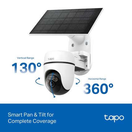 TP-Link - Chytrá solární kamera 5V IP65 Wi-Fi