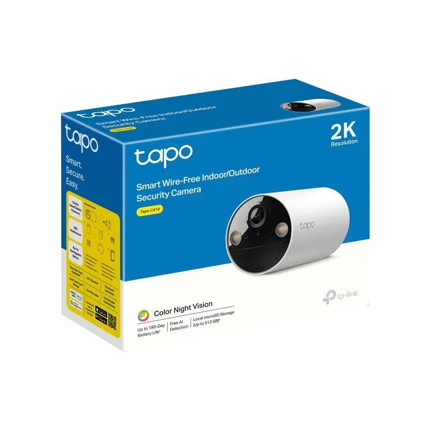 TP-Link - Chytrá venkovní kamera IP65 Wi-Fi Tuya