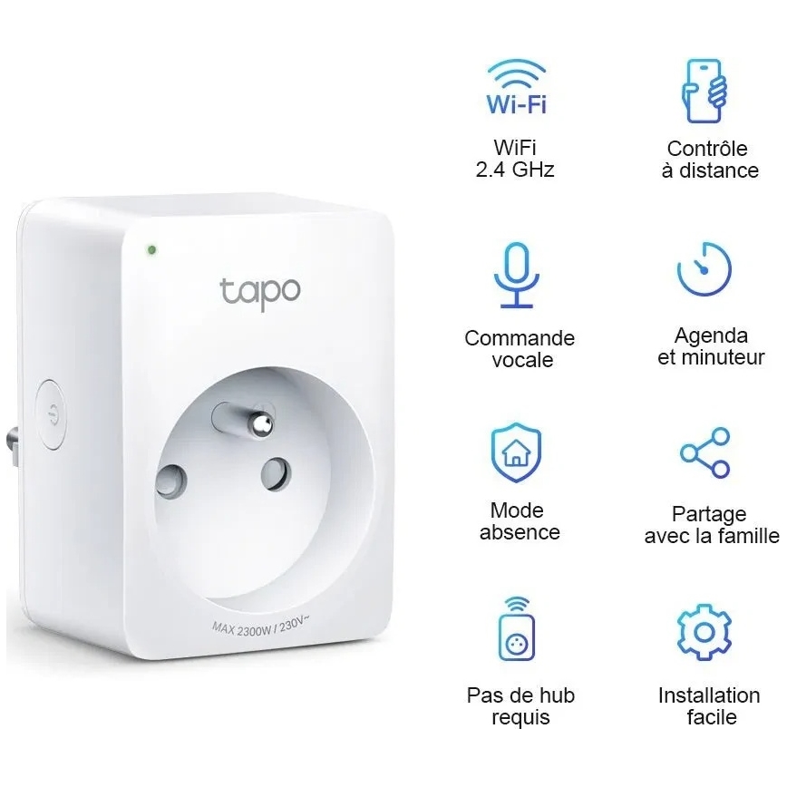 TP-Link - Chytrá zásuvka E 2300W Wi-Fi