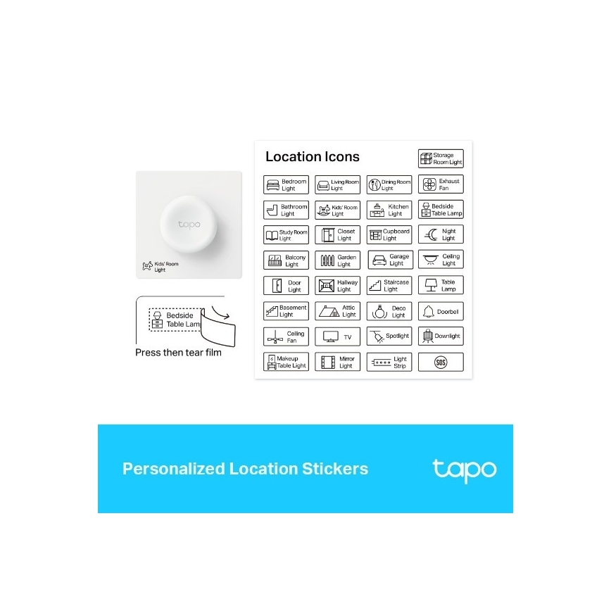 TP-Link - Chytrý dotykový stmívač 1xCR2032