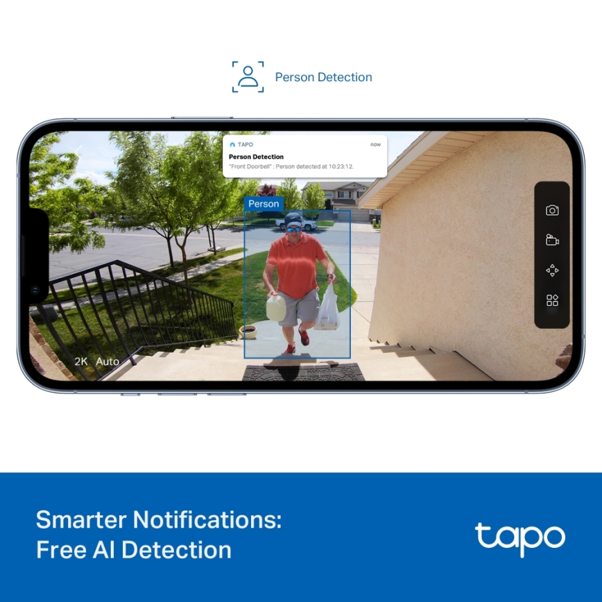 TP-Link - Chytrý mini video zvonek Wi-Fi