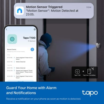 TP-Link - Chytrý senzor pohybu 1xCR2450 Wi-Fi