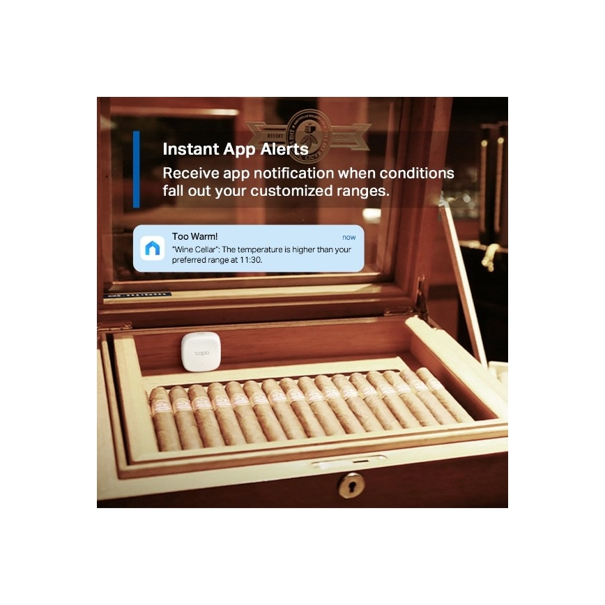 TP-Link - Chytrý senzor pro měření teploty a vlhkosti 1xCR2450