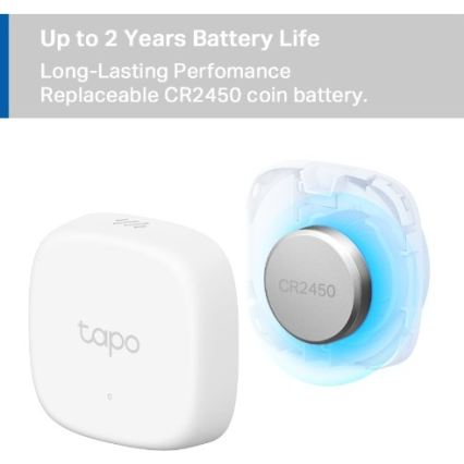 TP-Link - Chytrý senzor pro měření teploty a vlhkosti 1xCR2450