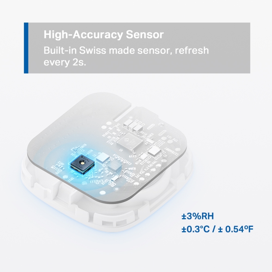 TP-Link - Chytrý senzor pro měření teploty a vlhkosti 1xCR2450 Wi-Fi