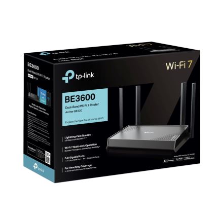 TP-Link - Dvoupásmový Wi-Fi 7 router Archer BE220