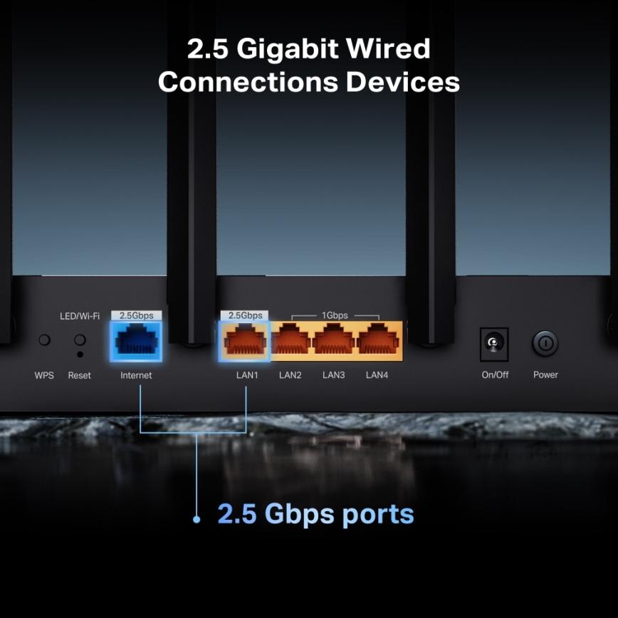TP-Link - Dvoupásmový Wi-Fi 7 router Archer BE400