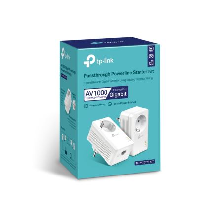 TP-Link - Gigabitová průchozí Powerline sada Wi-Fi