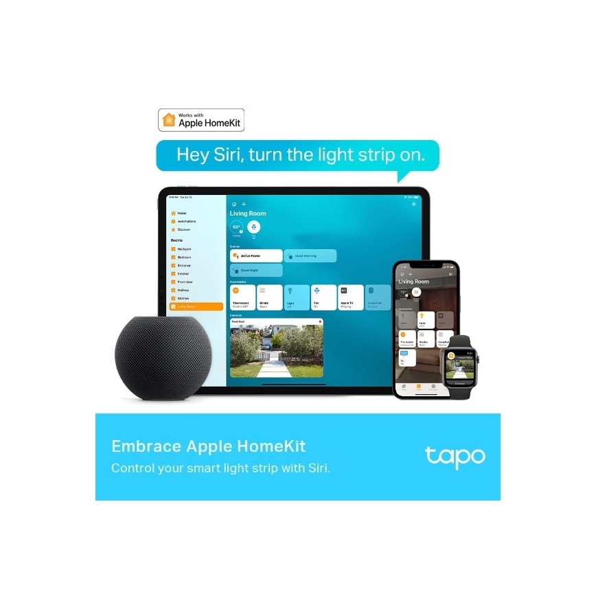 TP-Link - LED RGBW Stmívatelný pásek 5 m LED/24W/230V Wi-Fi